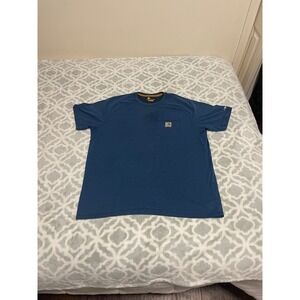 Carhartt Force Mens XL Relaxed Fit Pocket T-Shirt Heather Blue